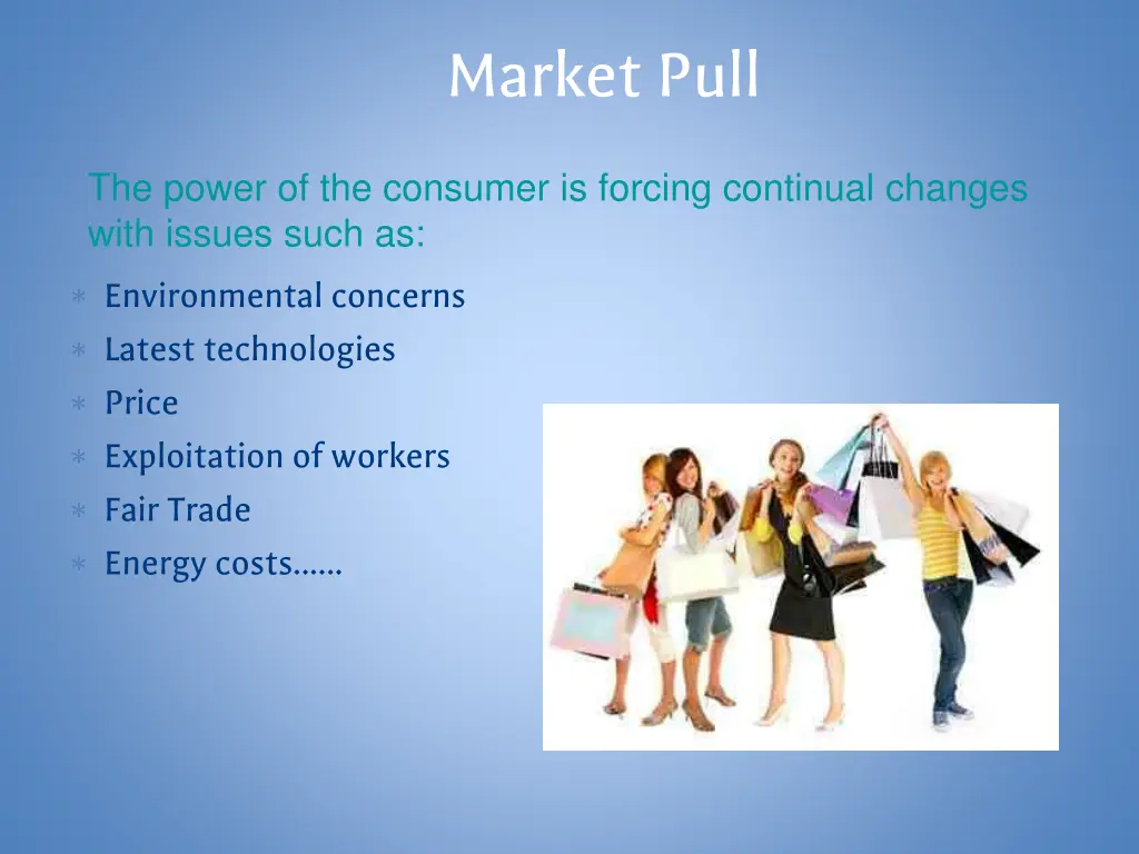 market pull
