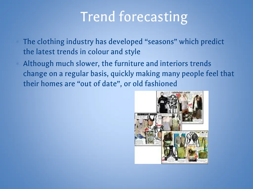 trend forecasting