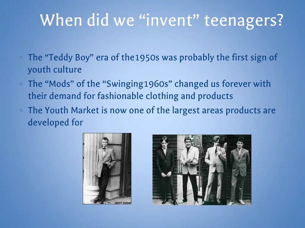 when did we invent teenagers