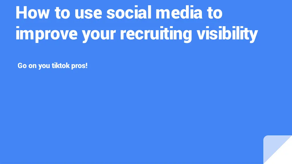 how to use social media to improve your