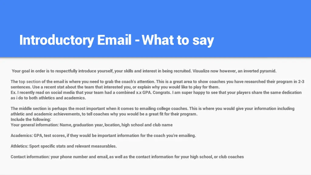 introductory email what to say