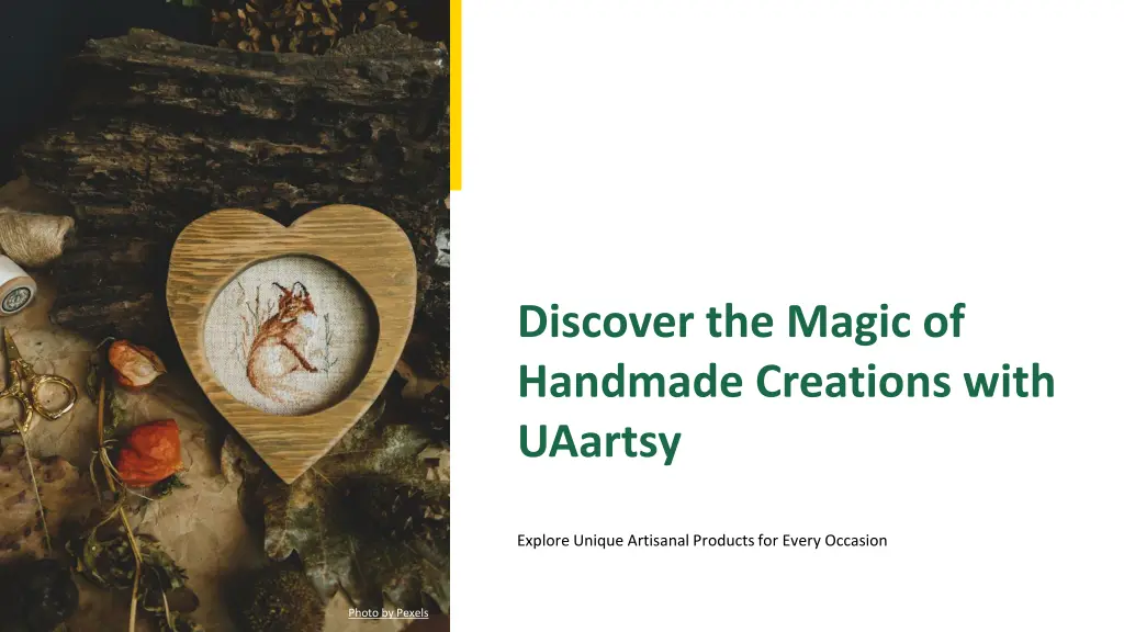discover the magic of handmade creations with