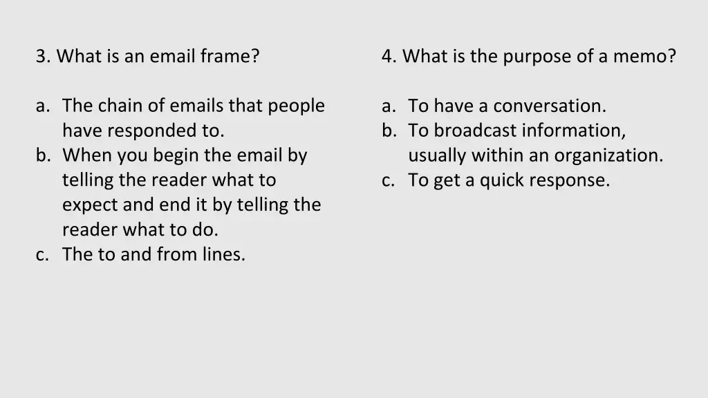 3 what is an email frame