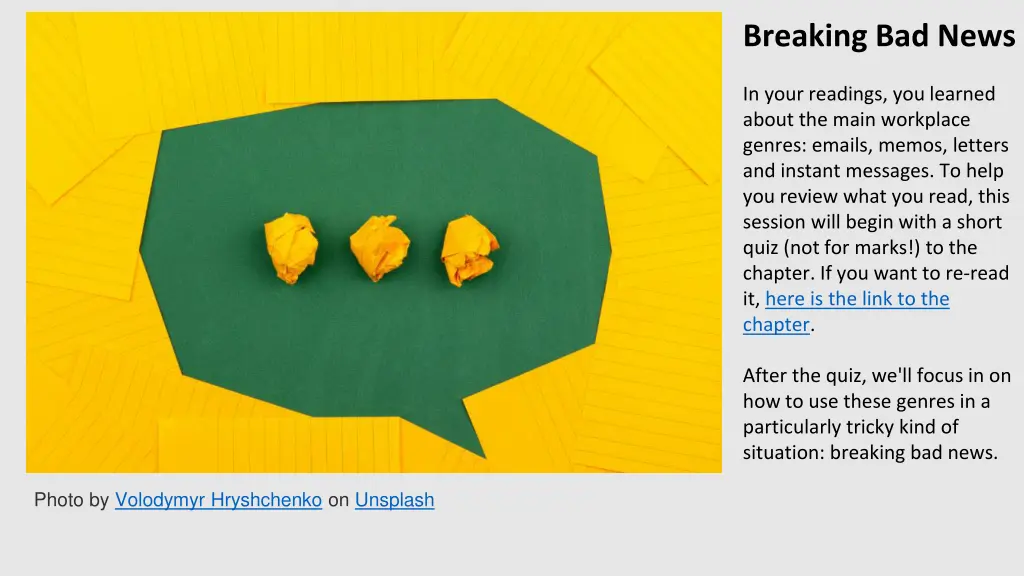 breaking bad news