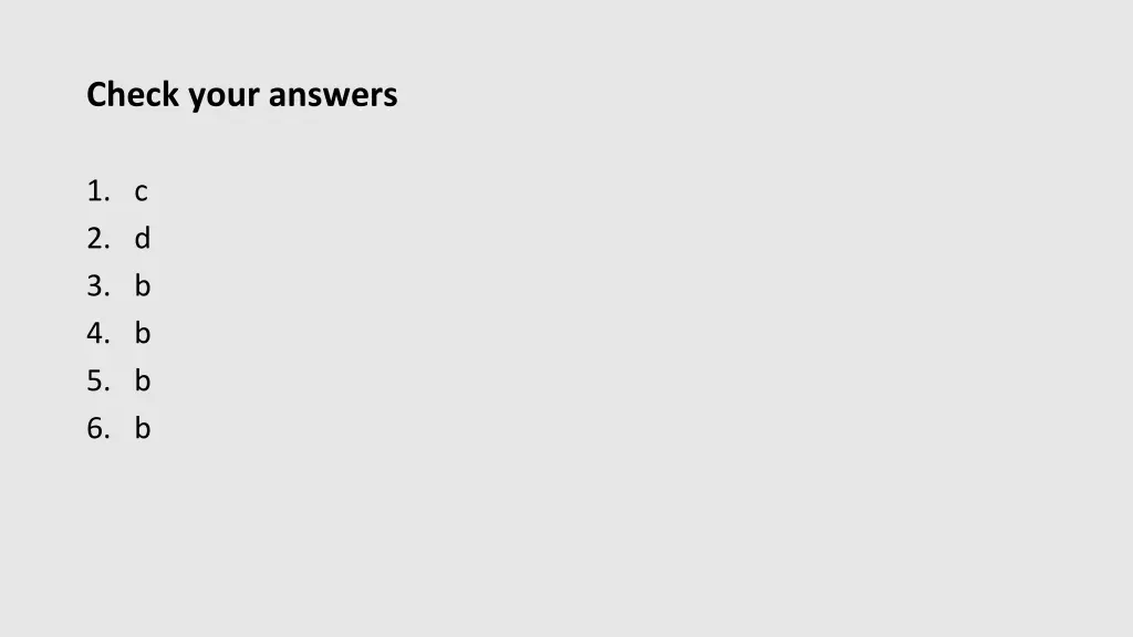 check your answers