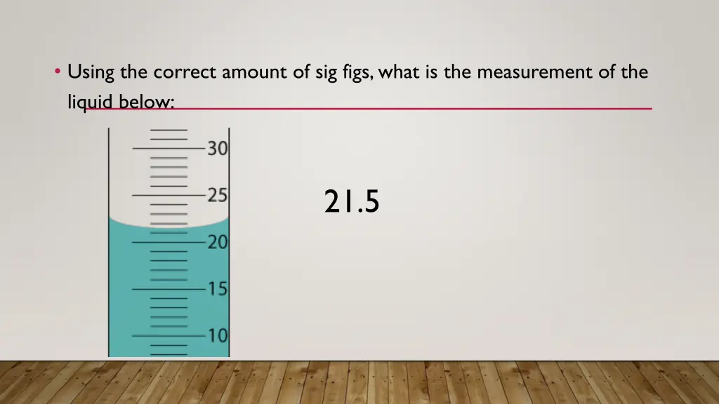 using the correct amount of sig figs what 1