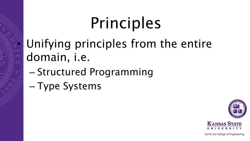 principles