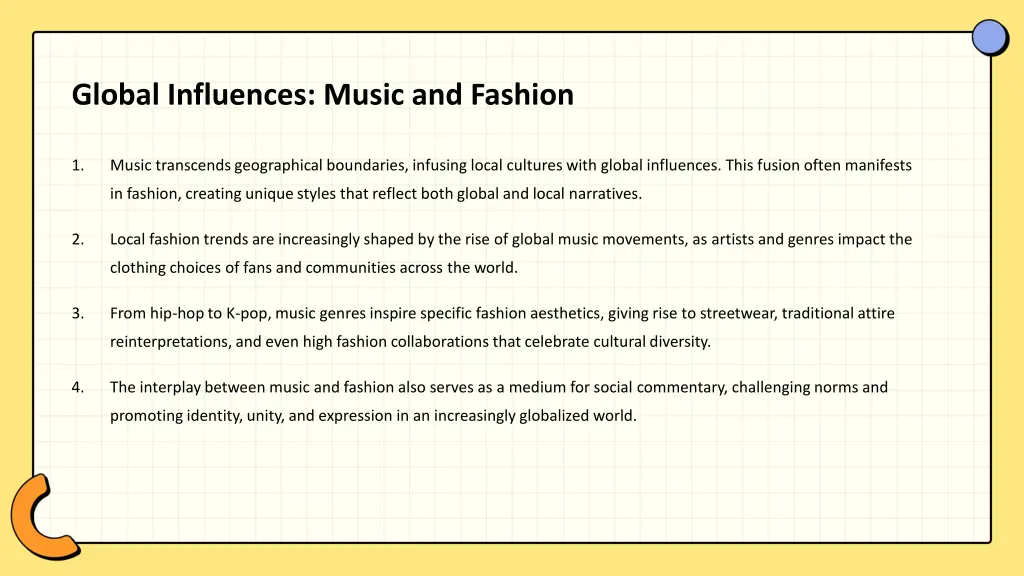 global influences music and fashion