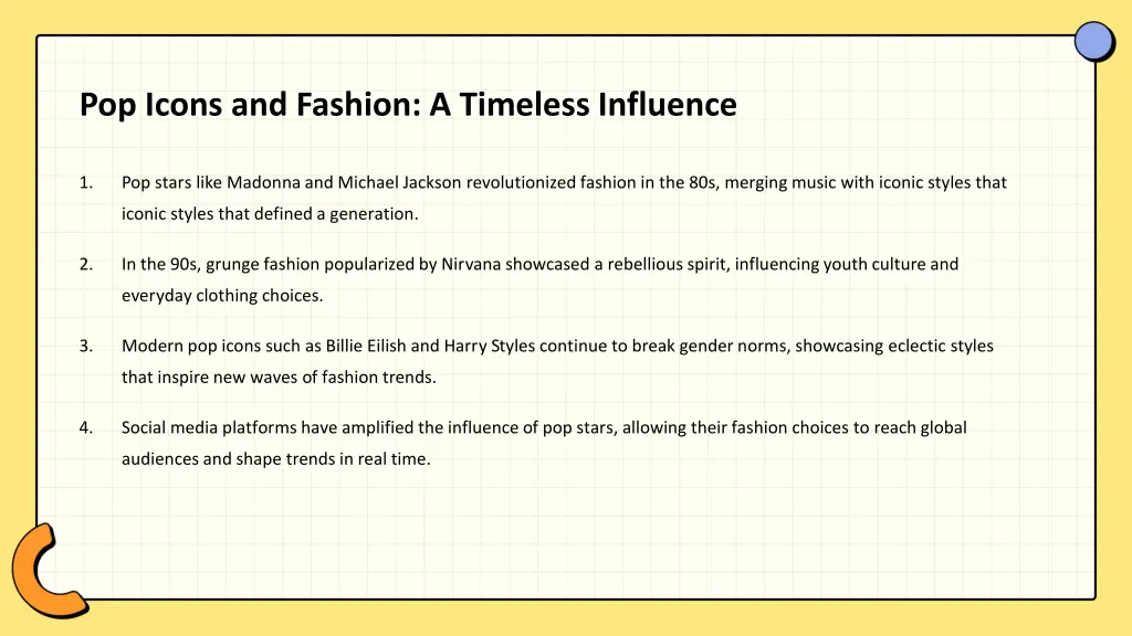 pop icons and fashion a timeless influence