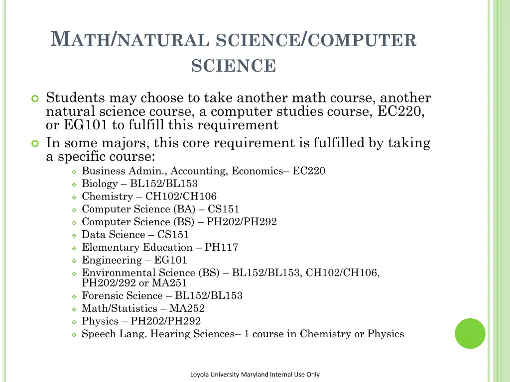 m ath natural science computer science