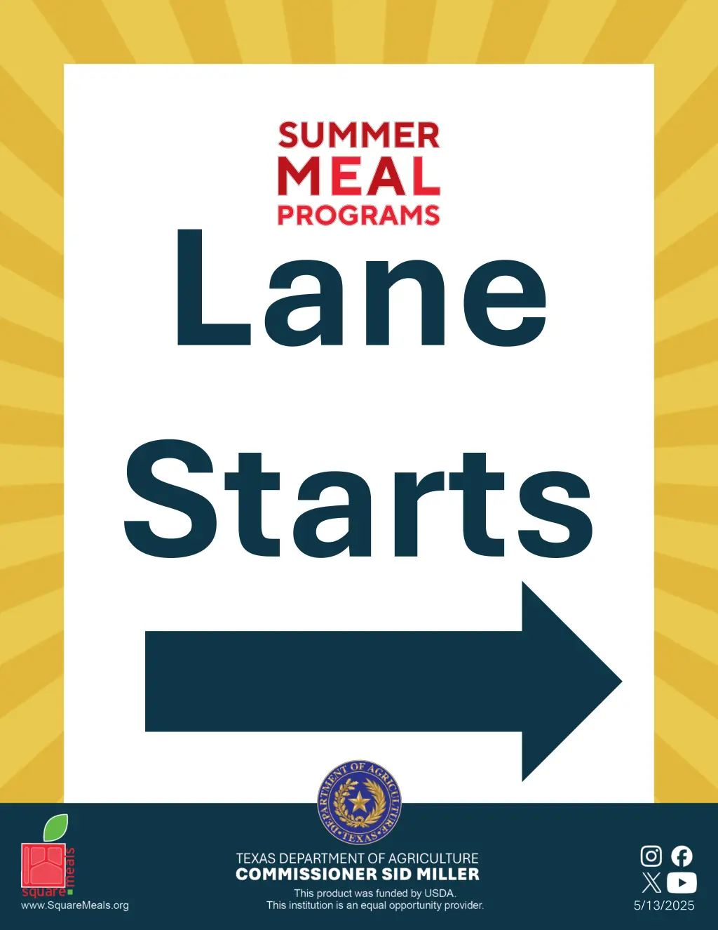 lane starts