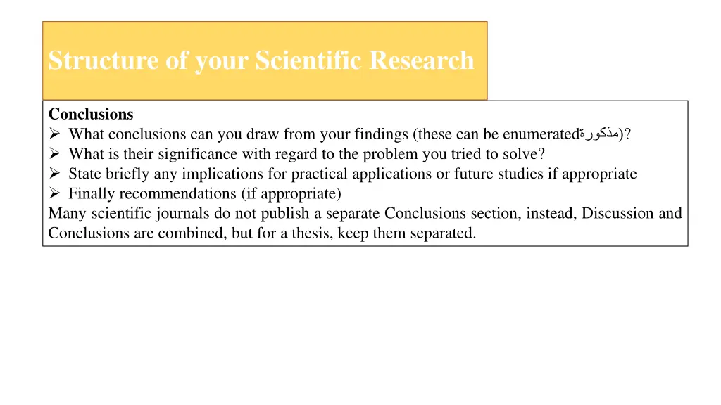 structure of your scientific research 9