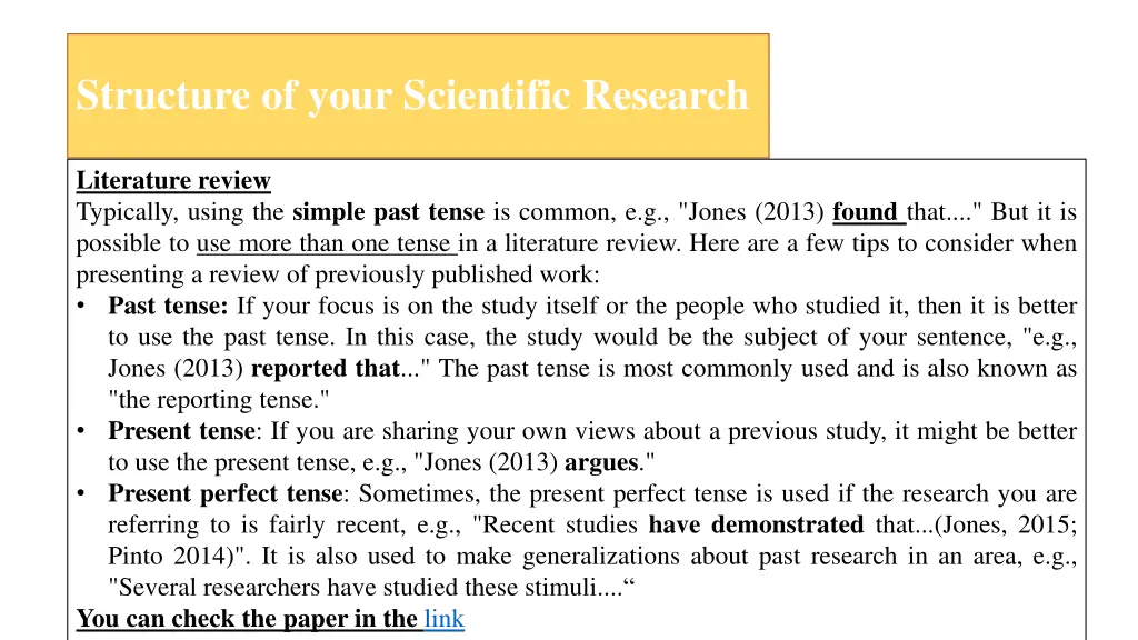structure of your scientific research 4