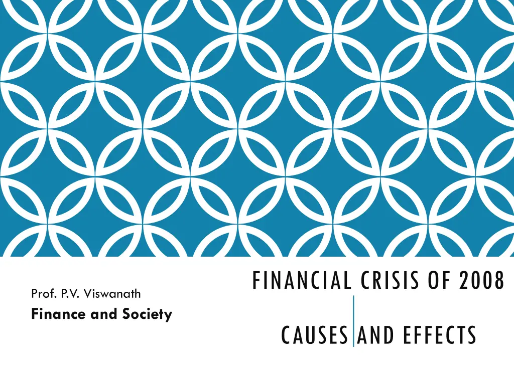 financial crisis of 2008