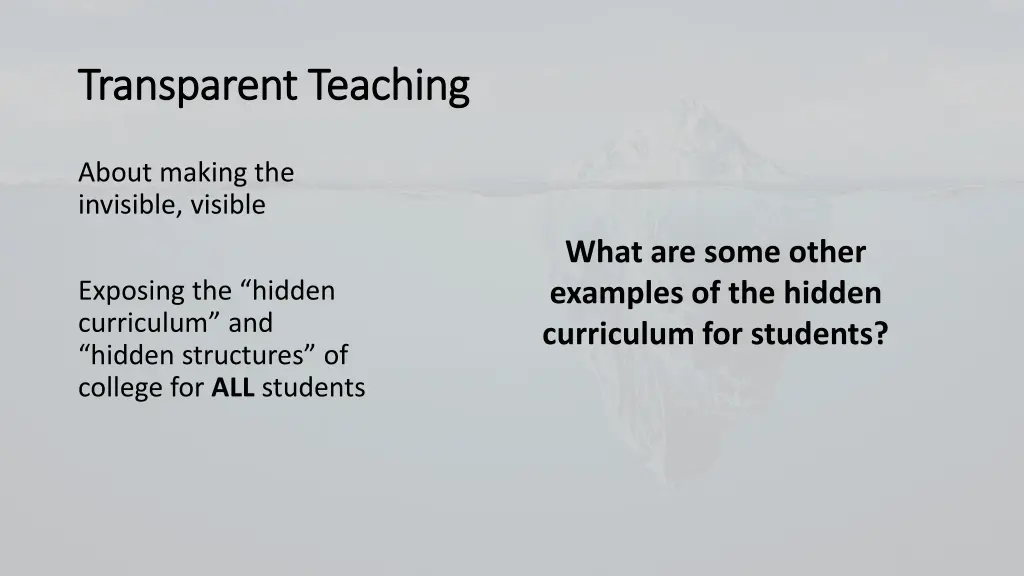transparent teaching transparent teaching 1