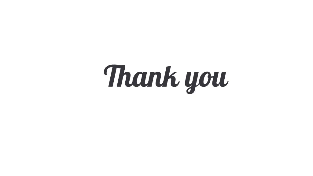 thank you
