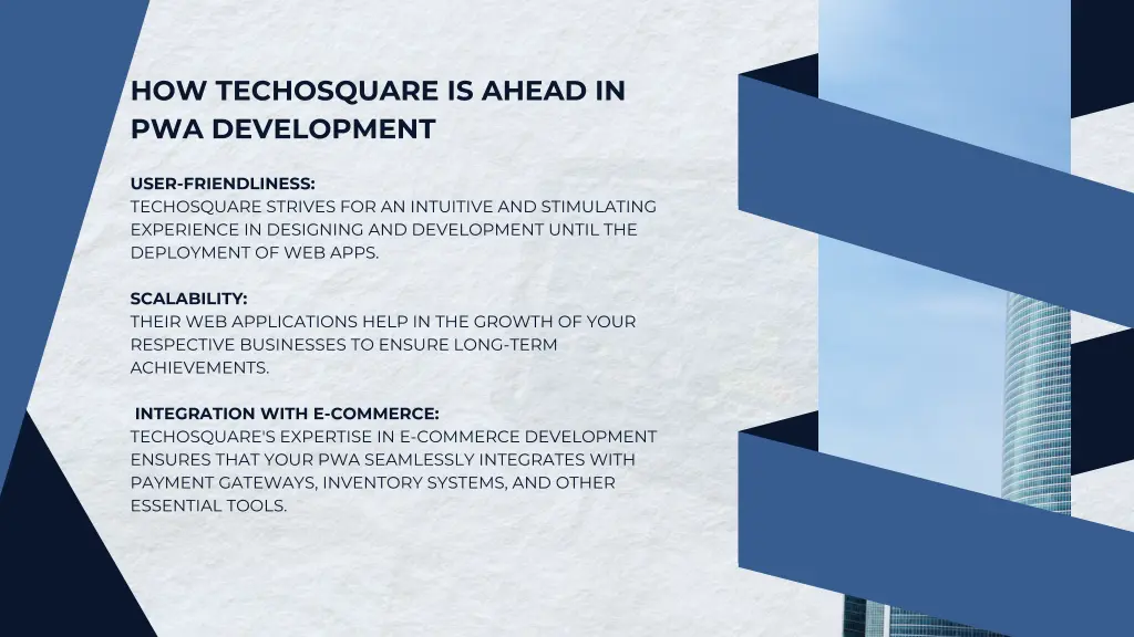 how techosquare is ahead in