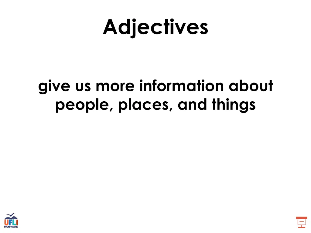 adjectives