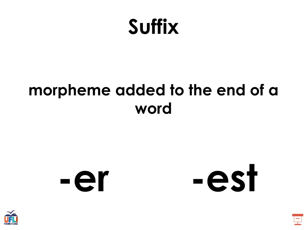 suffix