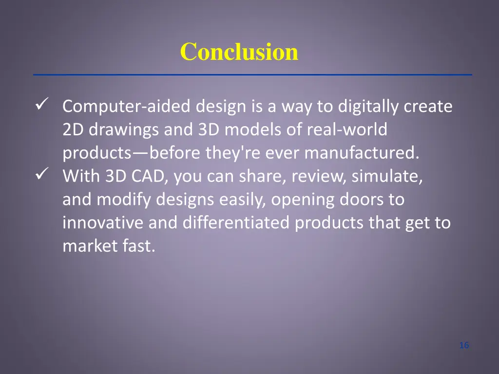 conclusion