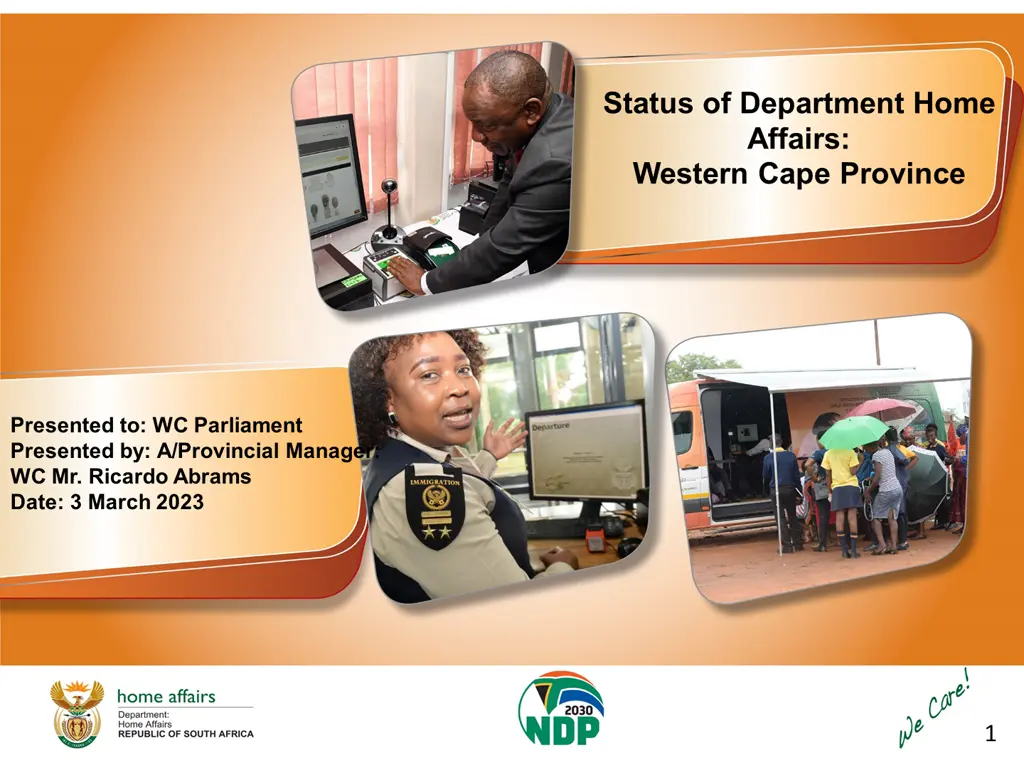 status of department home affairs western cape