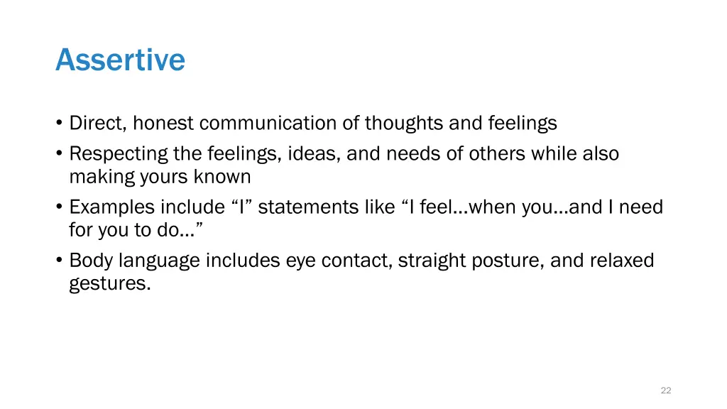 assertive