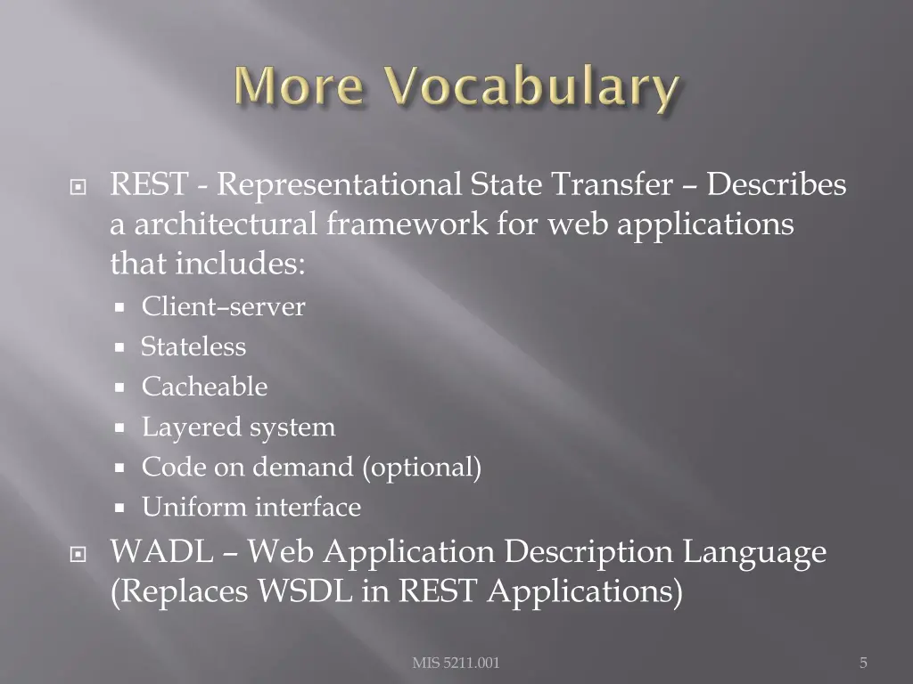 rest representational state transfer describes