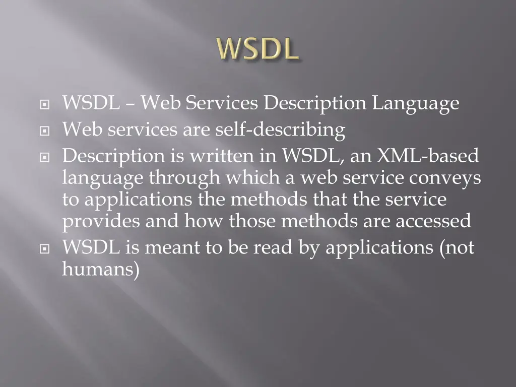 wsdl web services description language