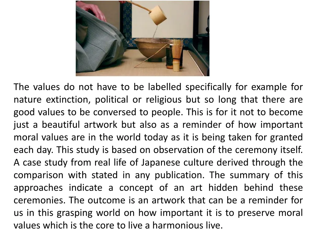 the values do not have to be labelled