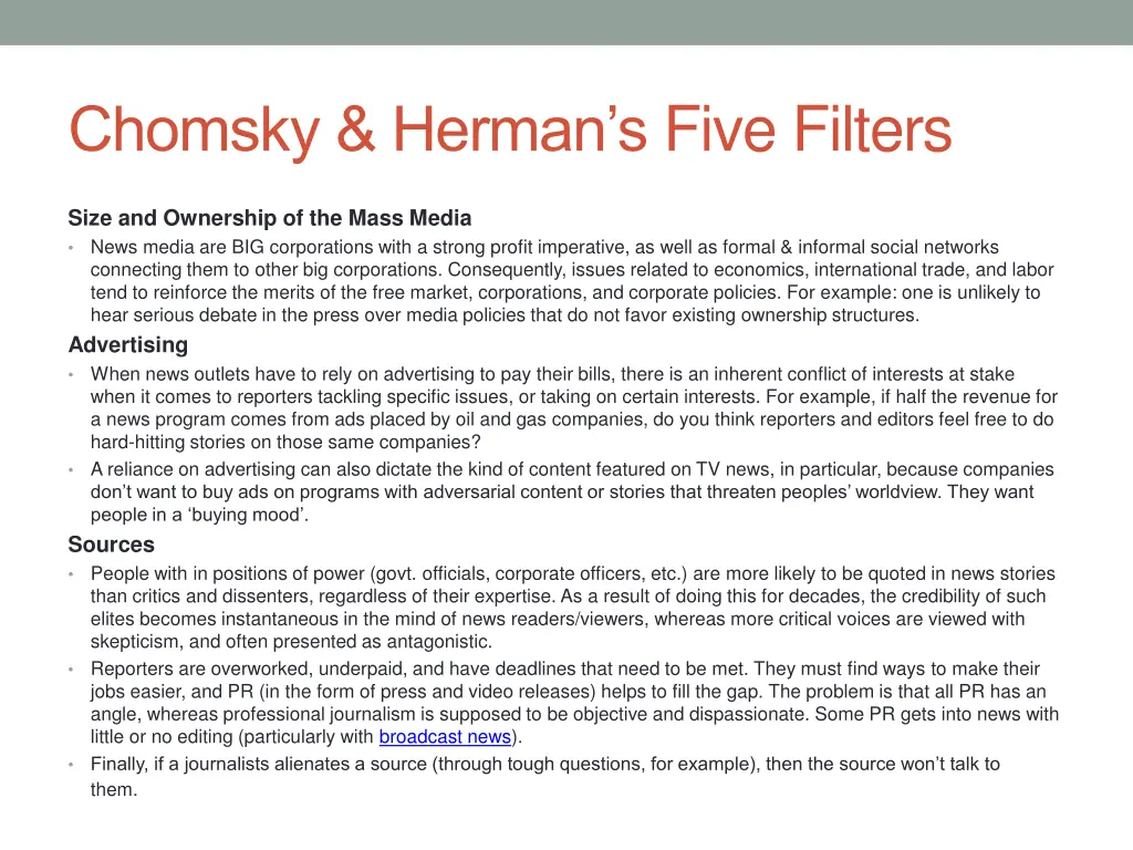 chomsky herman s five filters