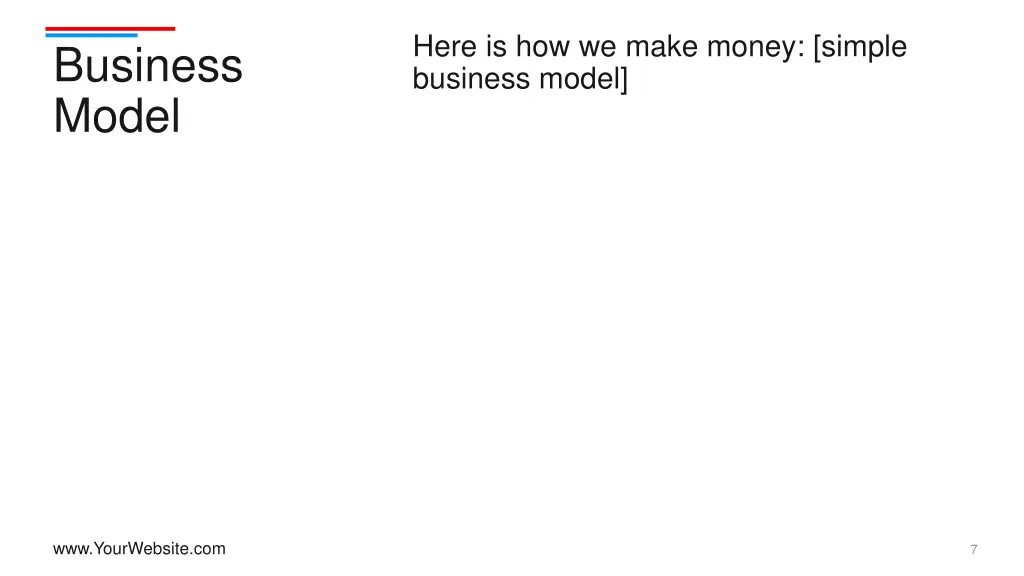 here is how we make money simple business model