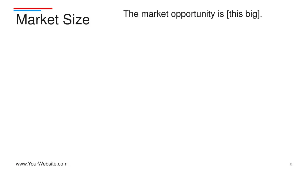 the market opportunity is this big