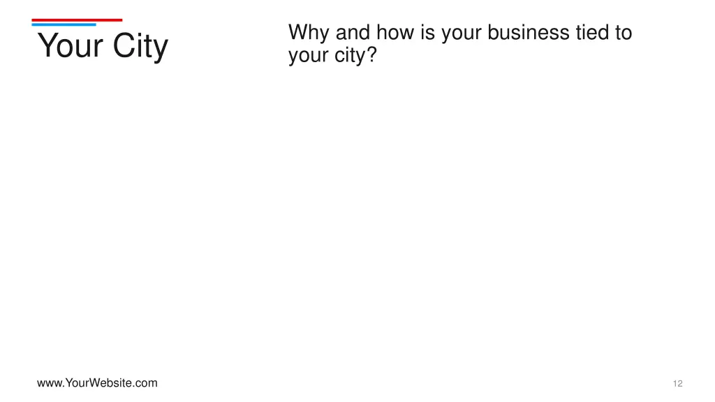 why and how is your business tied to your city