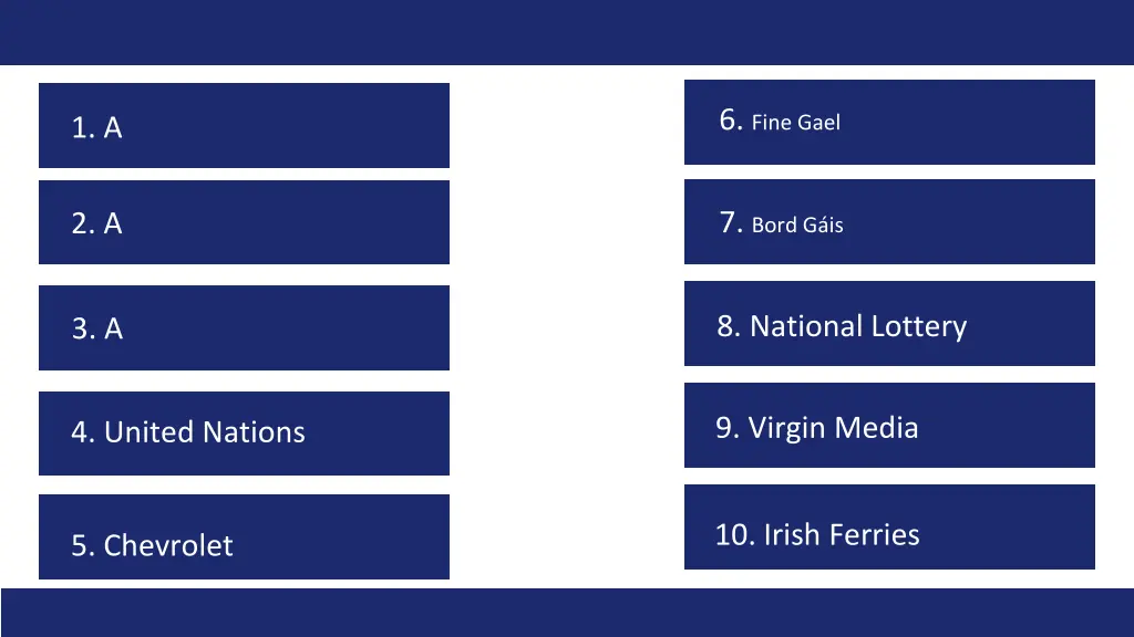 6 fine gael