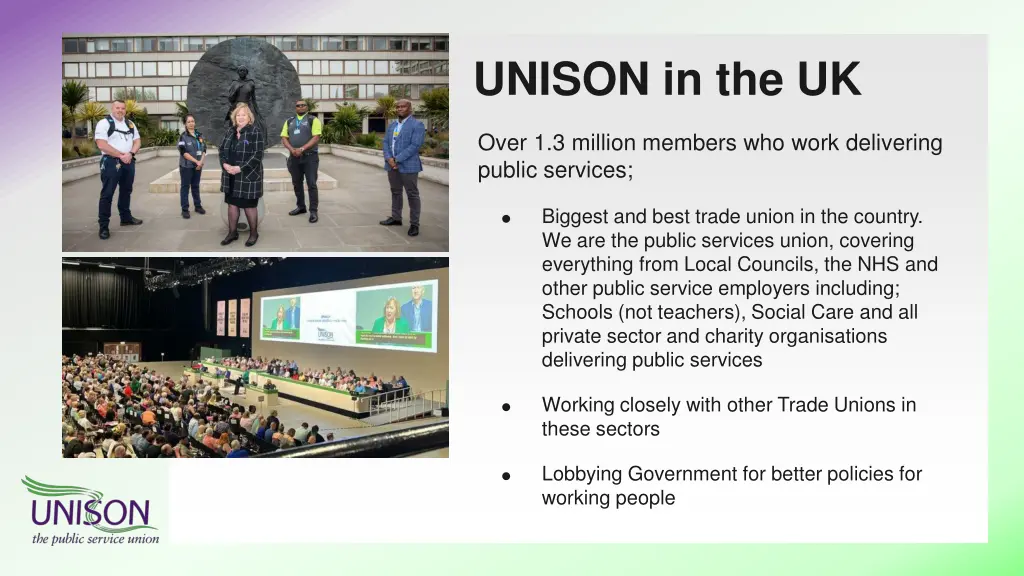 unison in the uk