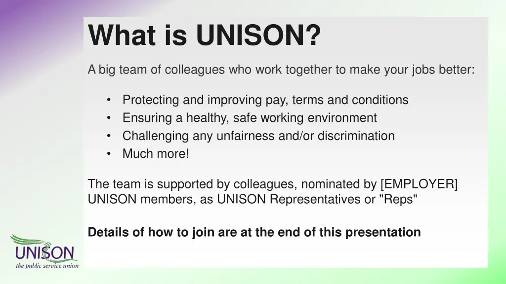 what is unison