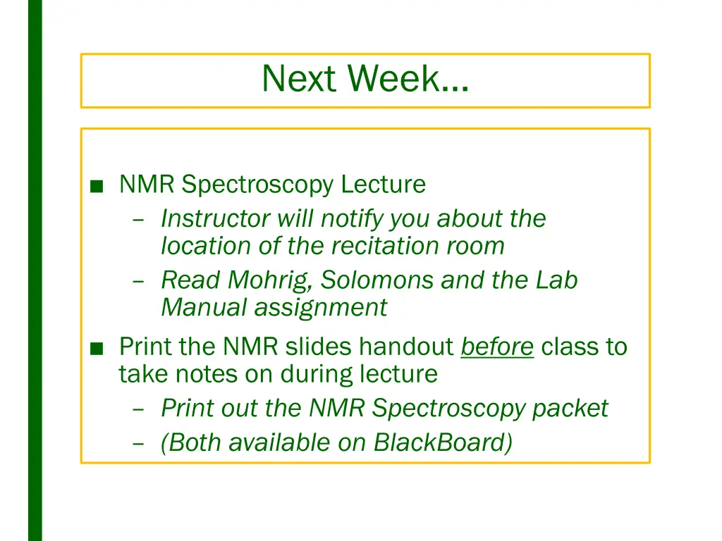 next week