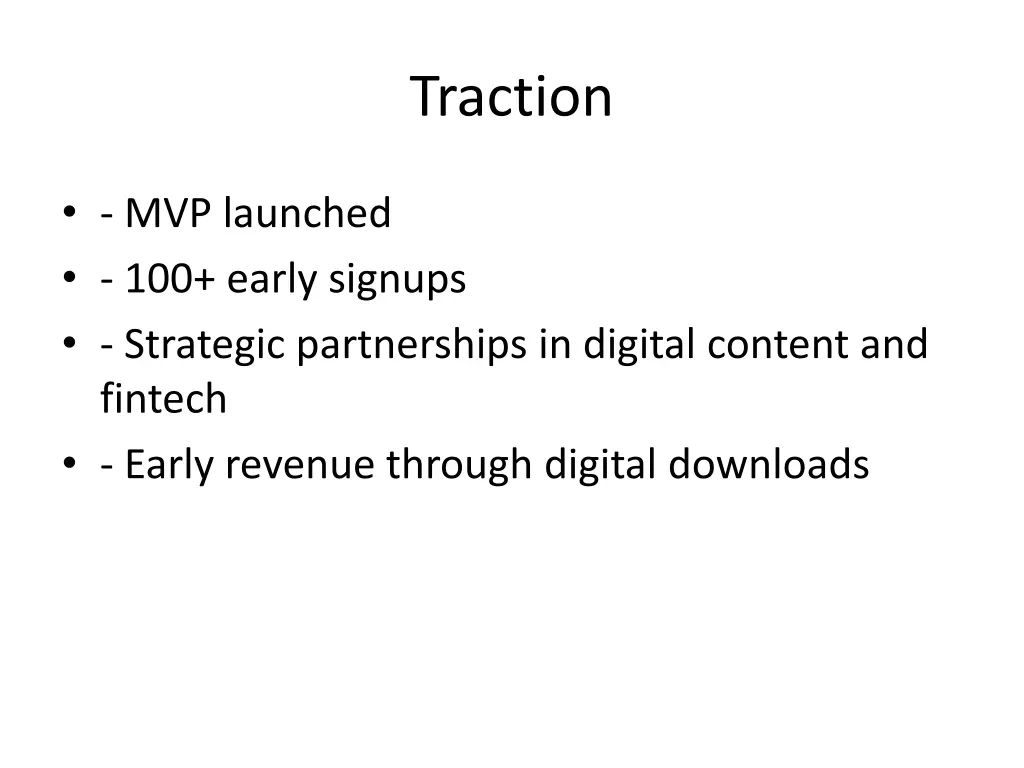 traction