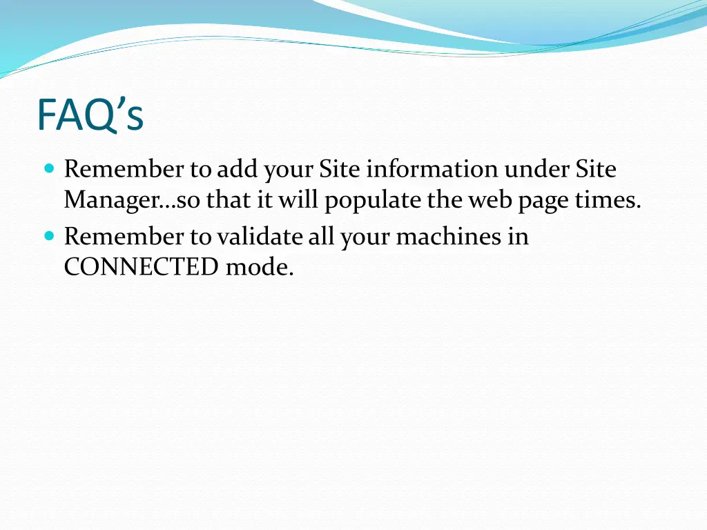 faq s