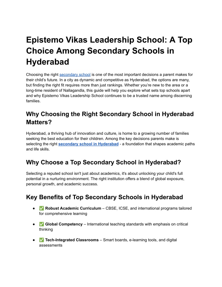 epistemo vikas leadership school a top choice
