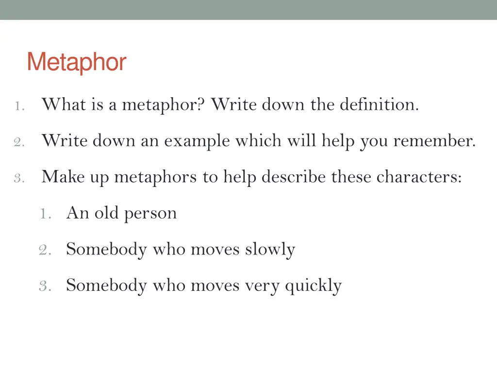 metaphor