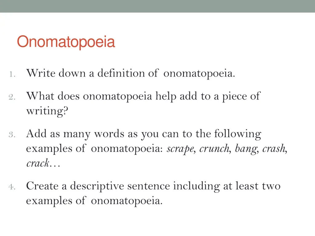 onomatopoeia