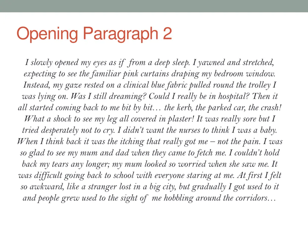 opening paragraph 2