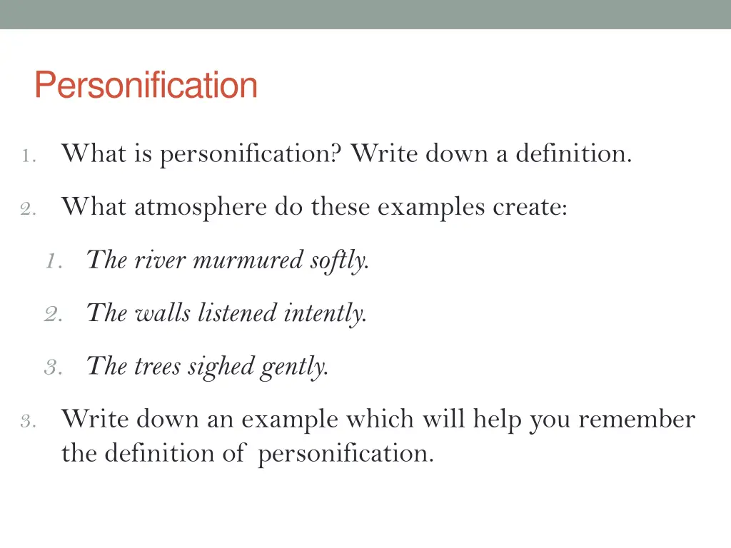 personification
