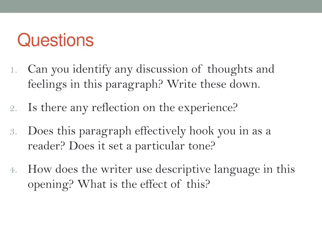 questions 1