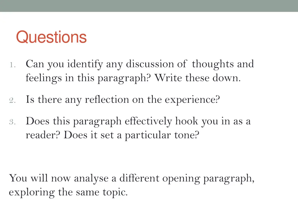 questions