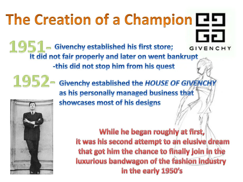 the creation of a champion