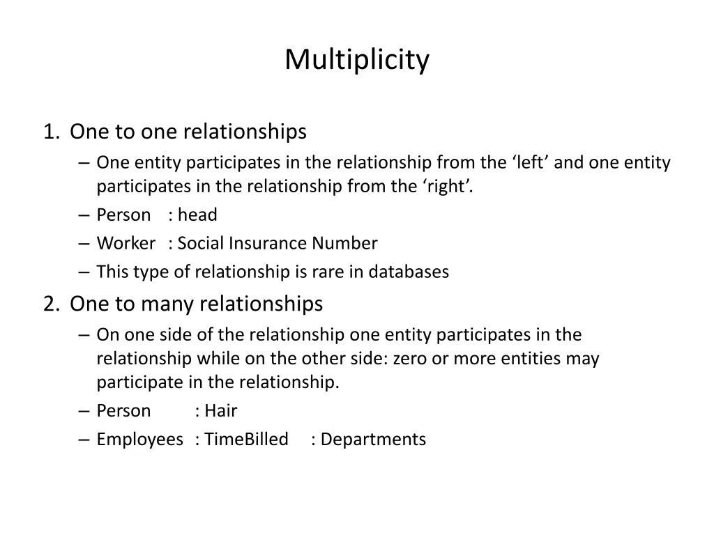multiplicity