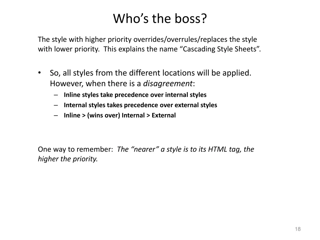 who s the boss