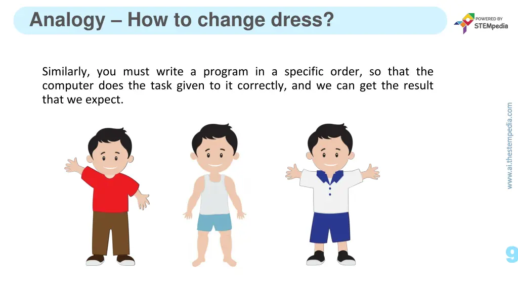 analogy how to change dress 3